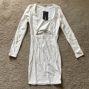NWT White Fashion Nova Mini Dress